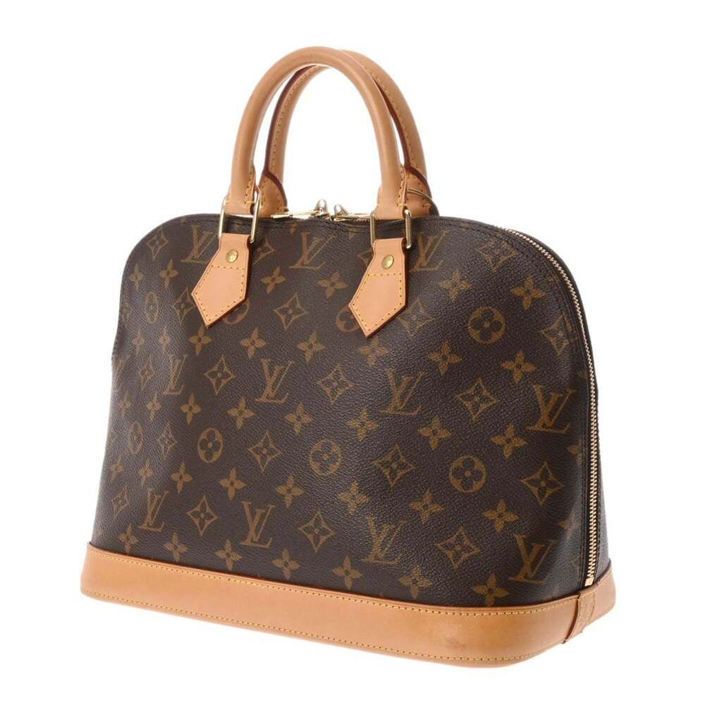 LOUIS VUITTON Authentic Brown Monogram Canvas Alma Bag - Picture 3 of 11